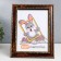 Photo frame plastic 15x21 cm dark nut (782)