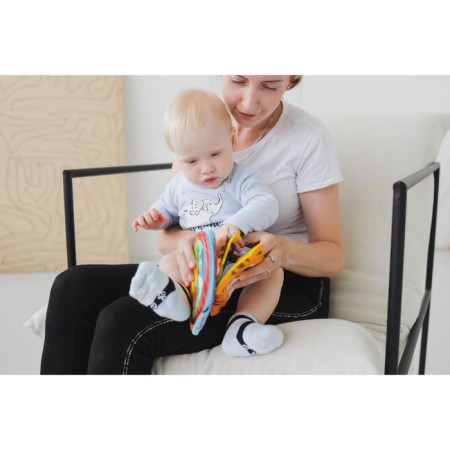 Book - a toy for the bath "Vegetables and fruits", species mix, crush me-6