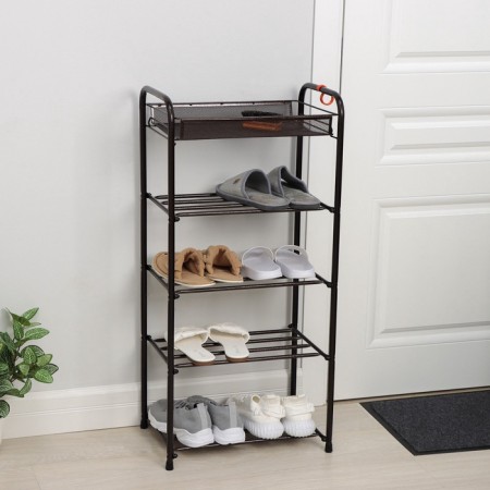 Shoe stand, 5 tiers, 45 × 30 × 95 cm, color mix-7