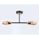 Suspended Ambrella Traditional Loft TR8244, E27, Black, Light Wood