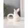 Souvenir Ceramics Holder d/napkin "White rabbit with pink ears" 5x10x7.5 cm