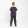 Pajamas for a boy (T -shirt, trousers) minku graphite color, height 152