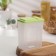 Capacity for bulk products, 1.75 liters, green color