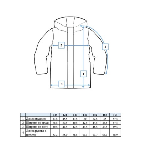 Eco -leather jacket for PlayTode girl, height 158 ​​cm-10