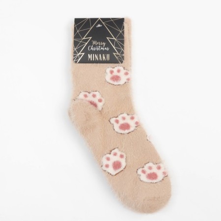 Women's terry socks minku "paws", size 36-39 (23-25 ​​cm)-3