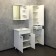 Mirror Comforty Moden M-60 for a bathroom, white matte color
