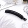 Banana for the hair "Classic" straight, 10 cm, black