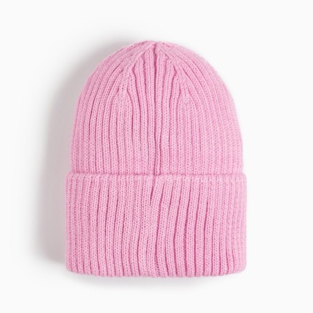 Cap for girls kaftan, pink color, size 48-52-5