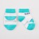 Socks children's baby I am a "dinosaur", white color, 8-10 cm