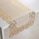 Openwork napkin for the table "Bouquet", 84 × 40 cm, PVC, color gold