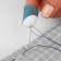 Pelsh, 2.1 × 1.8 cm, size S, blue/white color