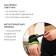 Inexperienced neoprene 2pcs. x 0.25 kg, black/light green color