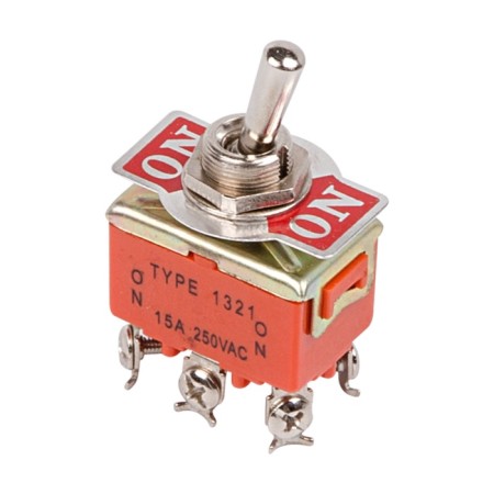 Tumbbler 250V 15A (6C) On-on two-pole (KN-202) rexant