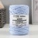 Sweet cord 3 mm polyester in balls 100m/170g (+/- 5%) Directly blue - 17