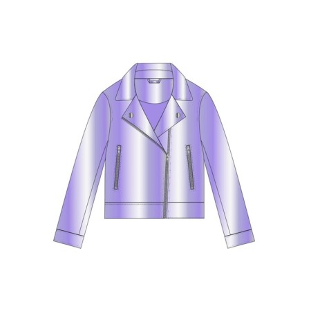 Eco -leather jacket for PlayTode girl, height 170 cm-9