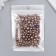 Beads for creativity plastic "Round. Almonds" d = 3-8 mm, set 10 grams
