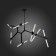 Ceiling Ceiling ST LUCE. SL947.402.14. Laconicita. 14x5 watts, G9, 4000k, 40x160x73 cm, black color