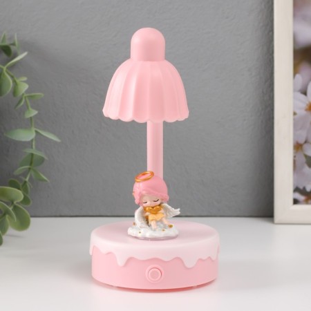 Souvenir plastic light "Angel on a cloud" mix 8x8x16 cm-2