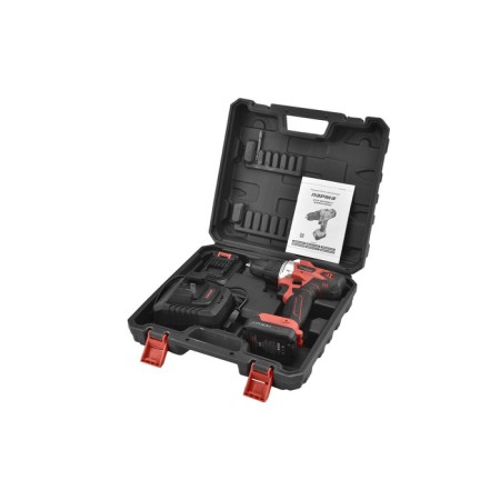 Parma Drill Drill DSH-02-1312/2, 12 V, 400/1400 rpm, 1.3 Ah, Li-Ion, 22 nm, case-3