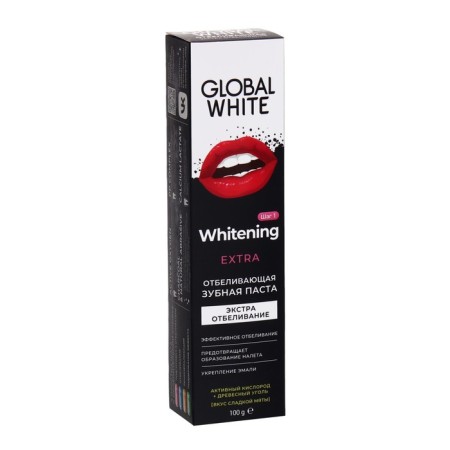Global White Extra Whitening toothpaste, whitening, 100 g