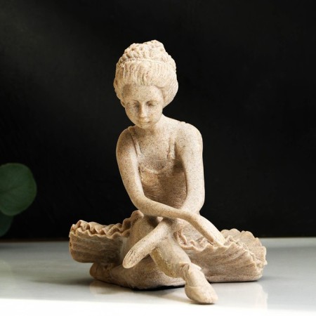 Polystone statuette "Ballerina" white 31 x 17.5 x 21.5 cm-6