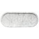 Bergenson Bjorn Marm tray, white marble, 25x10 cm