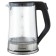 Pioneer KE803G kettles, glass, 1.7 l, 2200 watts, black