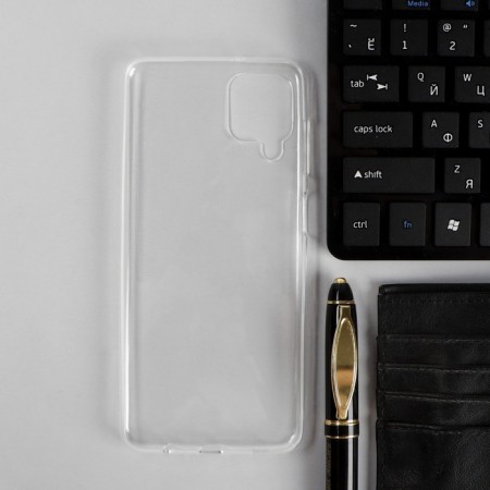 Pero cover for Samsung A12, silicone, transparent-1