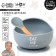 Baby plate on a suction cup, spoon, m & b, gray