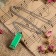 Music Life 4 Harly Harly, 8 tones, 3.5x1.5x1cm, chain 28cm, green