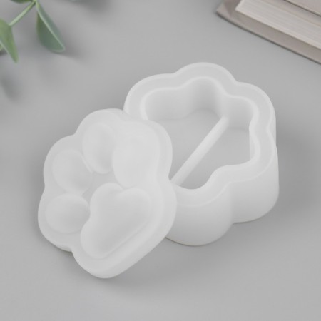 Mold Silicon "Casket - Paw" 6.5x6.1x2.8 cm-1