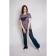 Women's T -shirt Let’s go "Square", size 54, color graphite
