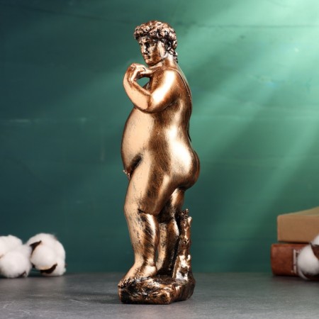 Stele "most positive" bronze, 24x6x10.5cm-1