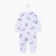 Combineson children, white/purple color, height 74 cm