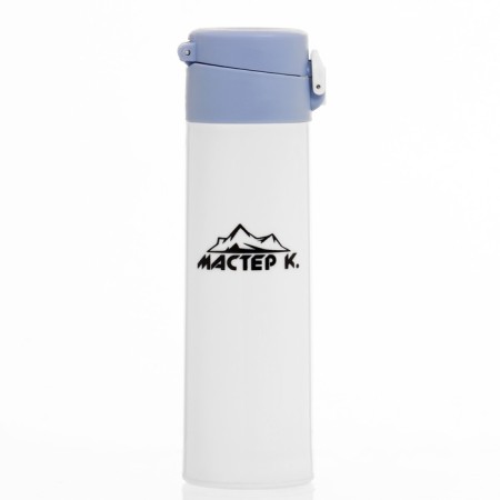 Water bottle, 380 ml, Master K, 21.8 x 6.6 cm, glass