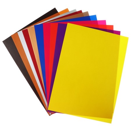 Color A4 paper, 20 colors, 10 sheets, erichkrause, bilateral, coated, in a folder, density 80 g/m2, crafts of crafts-3