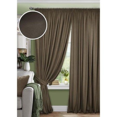 Set of curtains on braid Pudra, size 400x270 cm-1