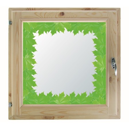 Window 60x70 cm, "maple leaves", single -chamber double -glazed window, seal, needles