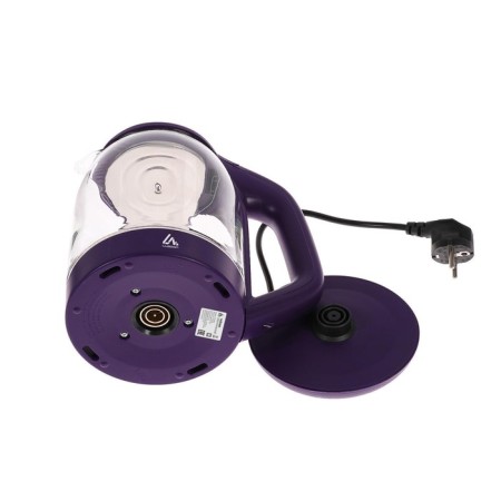 Electric kettle Luazon LSK-1809, glass, 1.8 l, 1500 watts, backlight, purple-7
