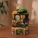Bungalow fountain in the tropics 11x13x19.5 cm (with backlight)