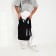 School textile school Street, 46x30x10 cm, vertical pocket, black color