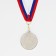 Prize medal 004 diam 5 cm. 2 place. Color ser. With a ribbon