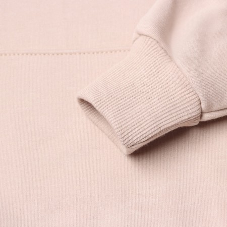 A set for a girl (sweatshirt, trousers) comb, beige color, height 146 cm-2