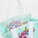 Baby bag without fastener, turquoise color