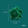 Clips for plants, set 10 pcs "Flower", green