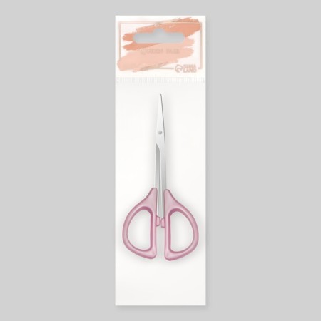 Scissors are manicure, bent, narrow, 9 cm, color mix-2