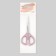Scissors are manicure, bent, narrow, 9 cm, color mix