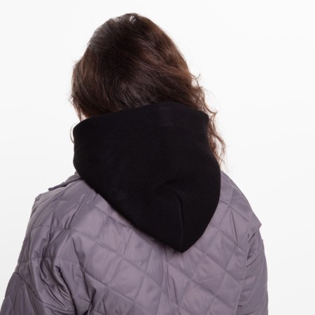 Hat (caper) female, black color, size 54-58-3