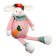 Soft toy "Bunny with carrots", light