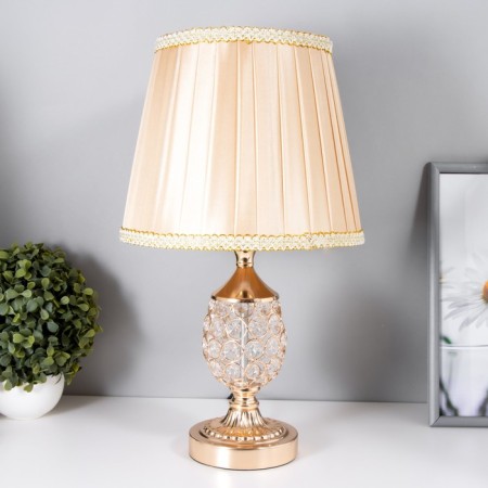 Table lamp "Adventurism" 1x60W E27 gold belt backlight 29x29x43 cm Risalux-3